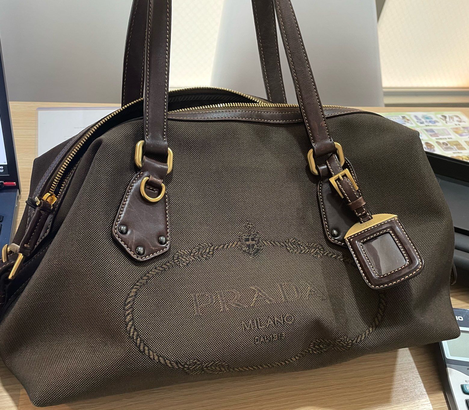 鶴見区でプラダのジャガード ショルダーバッグの買取なら買取店わかば鶴見駅前店へ
