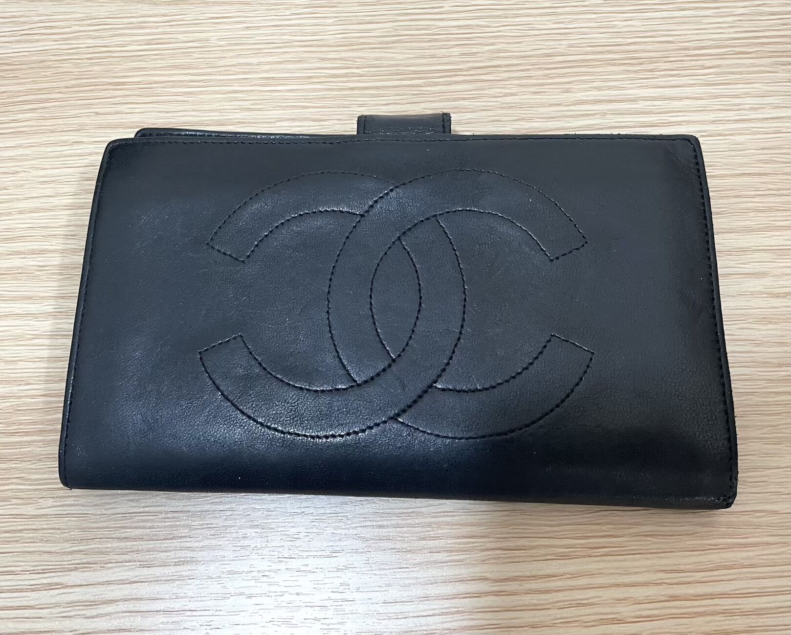 鶴見区でCHANEL シャネルのラムスキン 長財布の買取なら買取店わかば鶴見駅前店へ