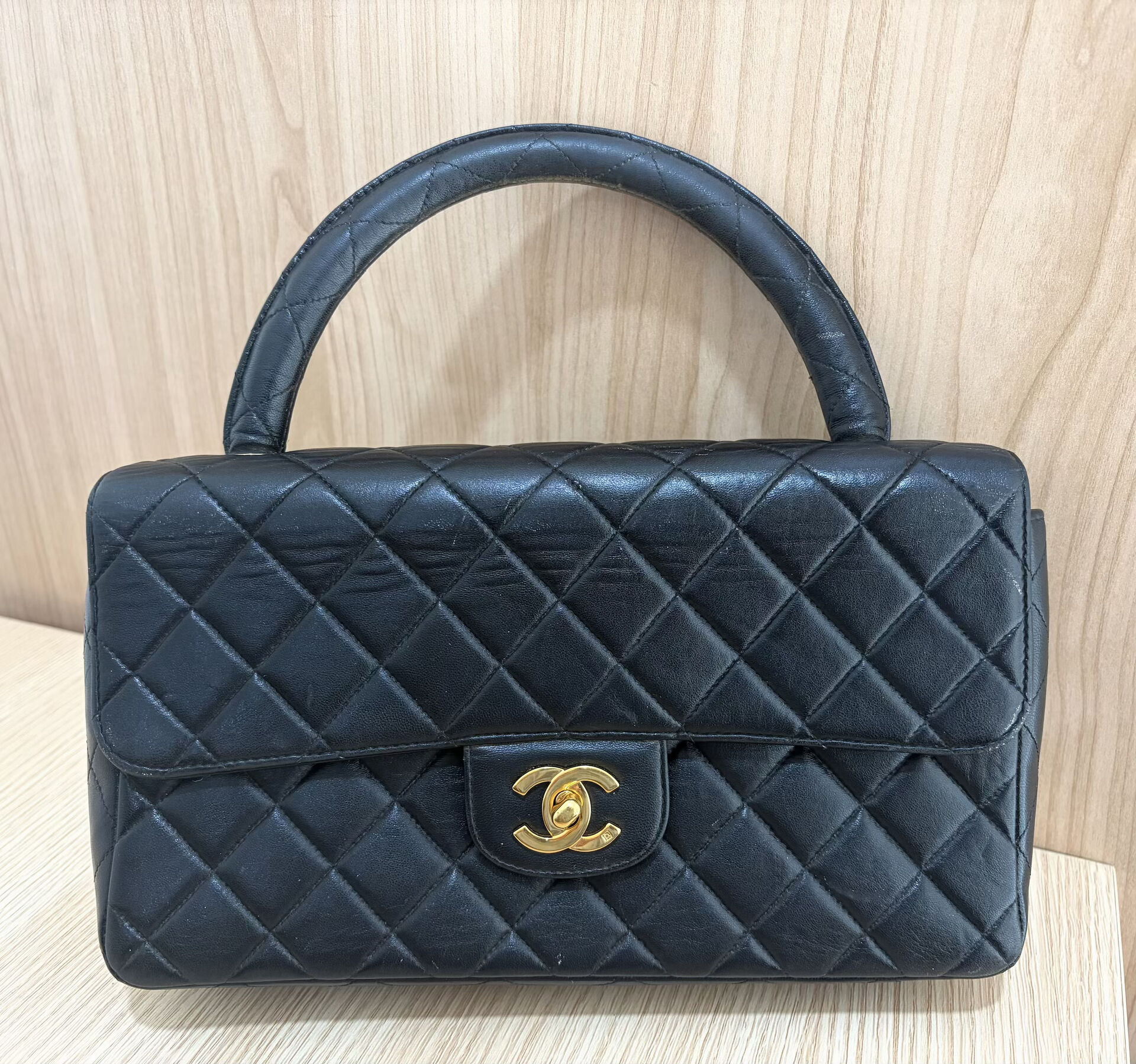 CHANEL シャネル ラムスキン マトラッセ 親子バッグ