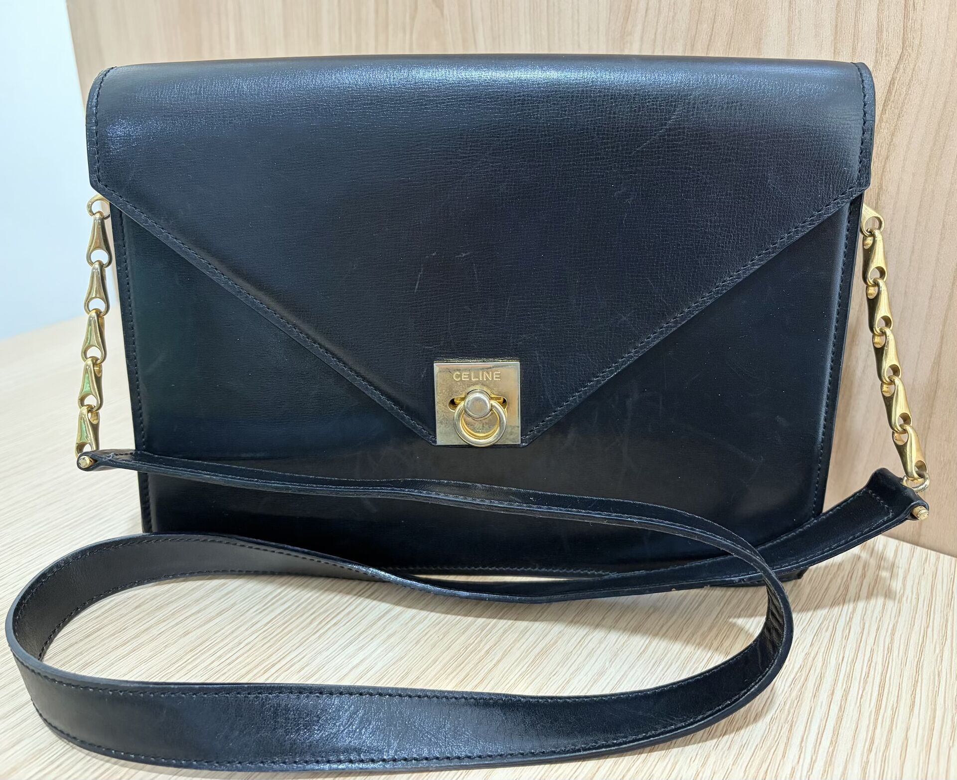CELINE セリーヌ ヴィンテージ ショルダーバッグ